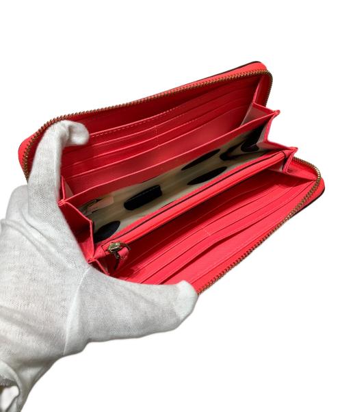 Kate Spade（ケイトスペード）Kate Spade (ケイトスペード) ラウンドファスナー長財布 ピンクの古着・服飾アイテム