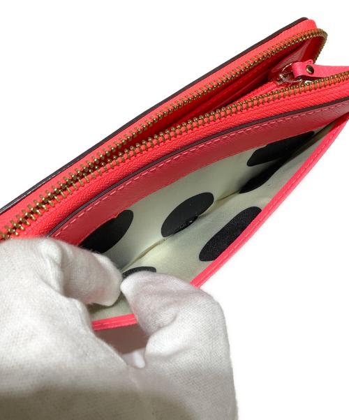 Kate Spade（ケイトスペード）Kate Spade (ケイトスペード) ラウンドファスナー長財布 ピンクの古着・服飾アイテム