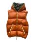 DUVETICA（デュベティカ）の古着「ダウンベスト」｜オレンジ×グリーン