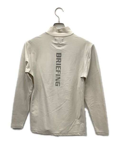 BRIEFING（ブリーフィング）BRIEFING (ブリーフィング) ハイネックカットソー BRG203M28 ベージュ サイズ:Sの古着・服飾アイテム