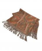 ETROエトロ）の古着「大判ストール」｜ブラウン