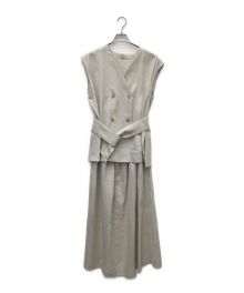 MOGA（モガ）の古着「ジレワンピース」｜ベージュ