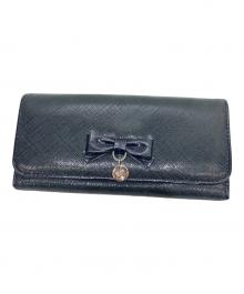 NATURAL BEAUTY（ナチュラルビューティー）の古着「長財布」｜ネイビー