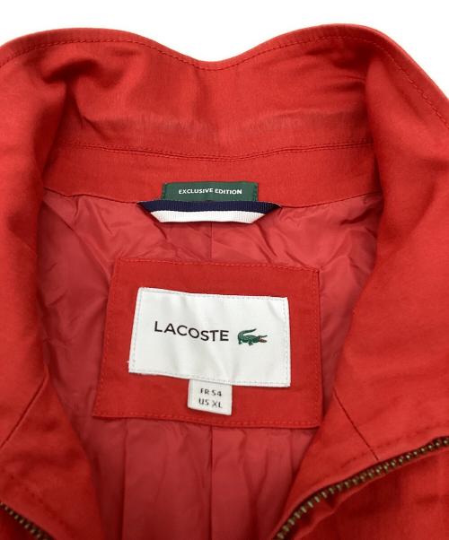 LACOSTE（ラコステ）LACOSTE (ラコステ) ジャケット レッド サイズ:XLの古着・服飾アイテム