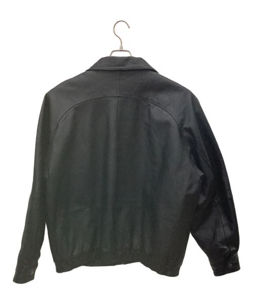 ST JOHN'S BAY（セントジョンズベイ）ST JOHN'S BAY (セントジョンズベイ) レザージャケット ブラック サイズ:XLの古着・服飾アイテム