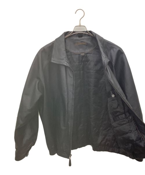 ST JOHN'S BAY（セントジョンズベイ）ST JOHN'S BAY (セントジョンズベイ) レザージャケット ブラック サイズ:XLの古着・服飾アイテム