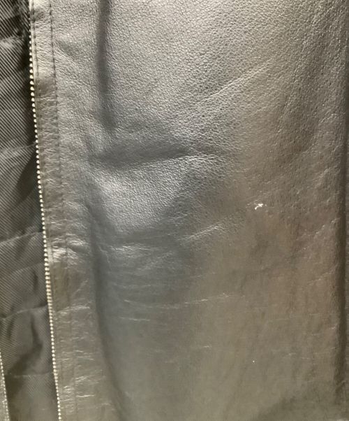 ST JOHN'S BAY（セントジョンズベイ）ST JOHN'S BAY (セントジョンズベイ) レザージャケット ブラック サイズ:XLの古着・服飾アイテム