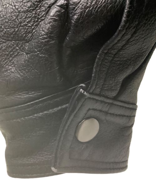 ST JOHN'S BAY（セントジョンズベイ）ST JOHN'S BAY (セントジョンズベイ) レザージャケット ブラック サイズ:XLの古着・服飾アイテム