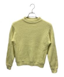 UNUSED（アンユーズド）の古着「クルーネックニット」｜イエロー