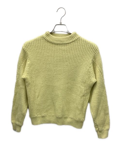 UNUSED（アンユーズド）UNUSED (アンユーズド) クルーネックニット イエロー サイズ:SIZE 0の古着・服飾アイテム