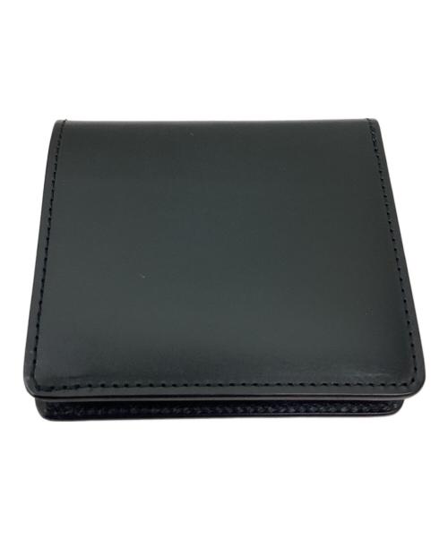 SLOW&CO（スロウアンドコー）slow&co (スロウアンドコー) 二つ折りミニ財布 ブラック 未使用品の古着・服飾アイテム