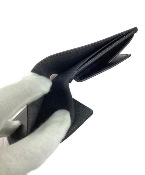 SLOW&CO（スロウアンドコー）slow&co (スロウアンドコー) 二つ折りミニ財布 ブラック 未使用品の古着・服飾アイテム