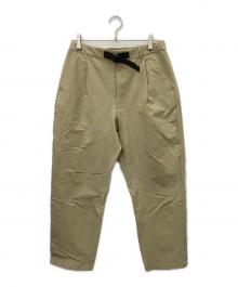 GOLDWIN（ゴールドウイン）の古着「ワンタックテーパードストレッチツイルパンツ」｜ベージュ