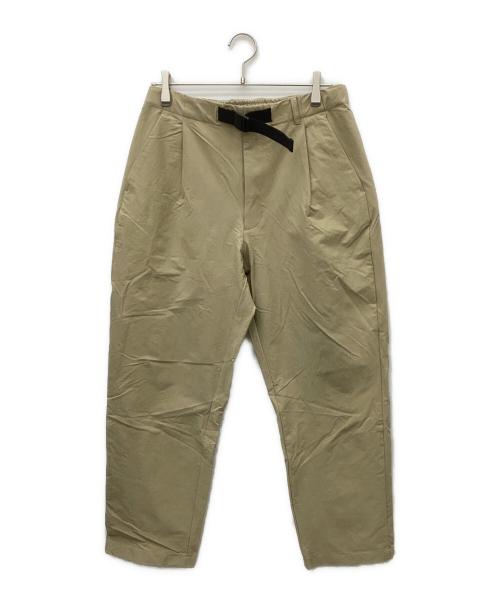GOLDWIN（ゴールドウイン）GOLDWIN (ゴールドウイン) ワンタックテーパードストレッチツイルパンツ ベージュ サイズ:Mの古着・服飾アイテム