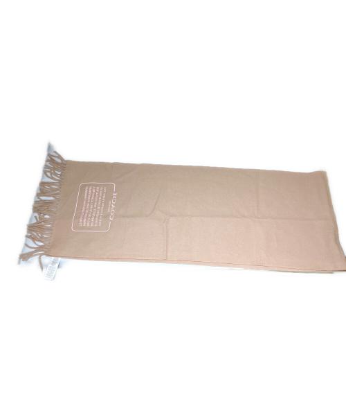 COACH（コーチ）COACH (コーチ) カシミヤストール ベージュの古着・服飾アイテム