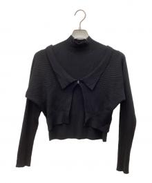 FRAY ID（フレイ アイディー）の古着「アンサンブルカーディガン」｜ブラック