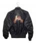 MARCELO BURLON (マルセロバーロン) ALPHA (アルファ) フライトジャケット ブラック サイズ:S：23000円