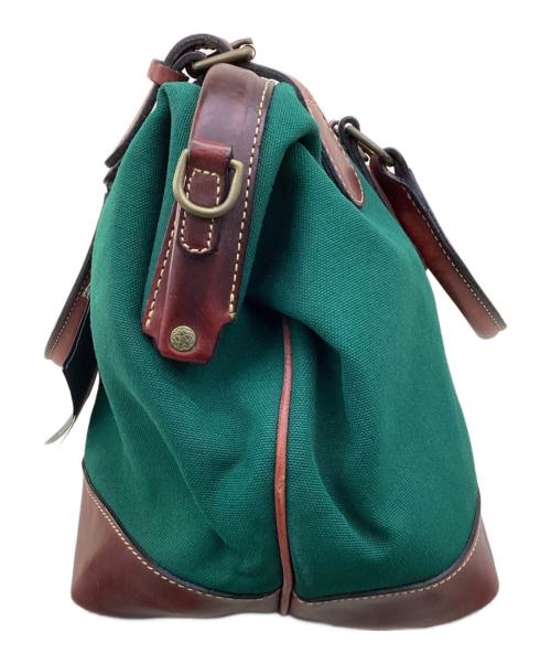 holland sport（ホラントスポーツ）holland sport (ホラントスポーツ) ドクターバッグ グリーン×ブラウンの古着・服飾アイテム