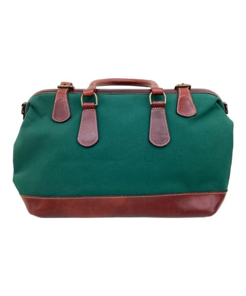holland sport（ホラントスポーツ）holland sport (ホラントスポーツ) ドクターバッグ グリーン×ブラウンの古着・服飾アイテム