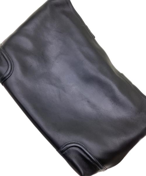 FIVEWOODS（ファイブウッズ）FIVEWOODS (ファイブウッズ) レザートートバッグ ネイビーの古着・服飾アイテム