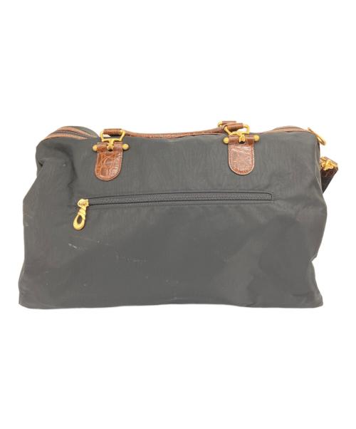 BALENCIAGA（バレンシアガ）BALENCIAGA (バレンシアガ) 2wayボストンバッグ ブラウン×ブラックの古着・服飾アイテム