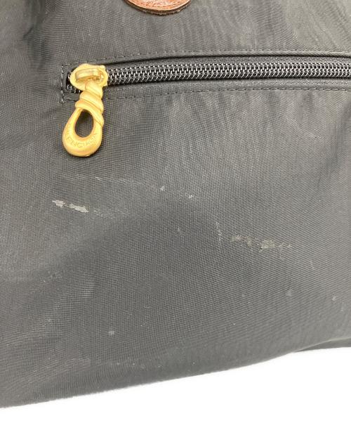 BALENCIAGA（バレンシアガ）BALENCIAGA (バレンシアガ) 2wayボストンバッグ ブラウン×ブラックの古着・服飾アイテム