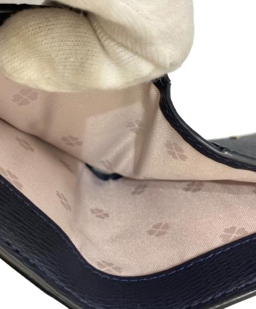 Kate Spade（ケイトスペード）Kate Spade (ケイトスペード) 2つ折り財布 ホワイト×ブルーの古着・服飾アイテム