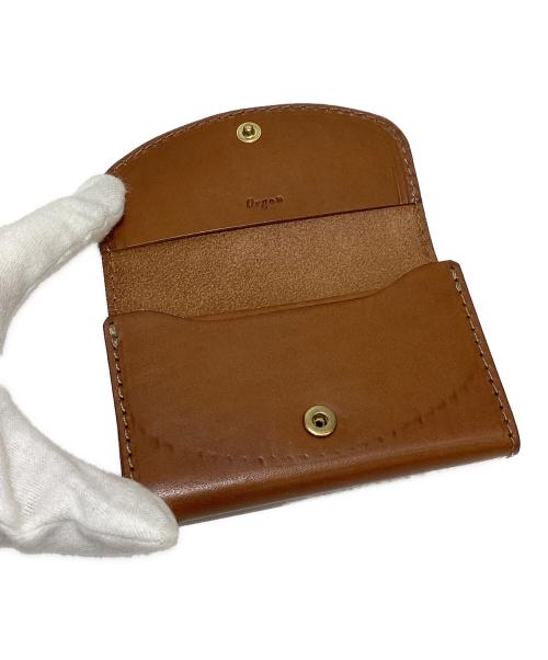 organ（オルガン）organ (オルガン) レザー名刺入れ ブラウンの古着・服飾アイテム