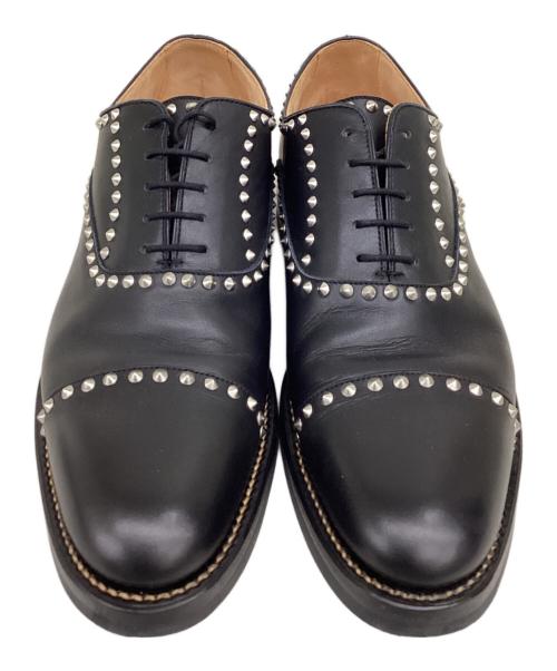 foot the coacher（フットザコーチャー）foot the coacher (フットザコーチャー) スタッズシューズ ブラック サイズ:8の古着・服飾アイテム