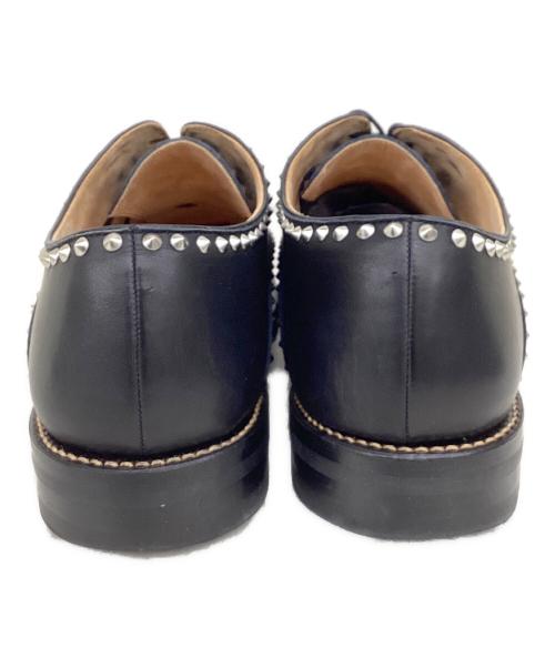 foot the coacher（フットザコーチャー）foot the coacher (フットザコーチャー) スタッズシューズ ブラック サイズ:8の古着・服飾アイテム