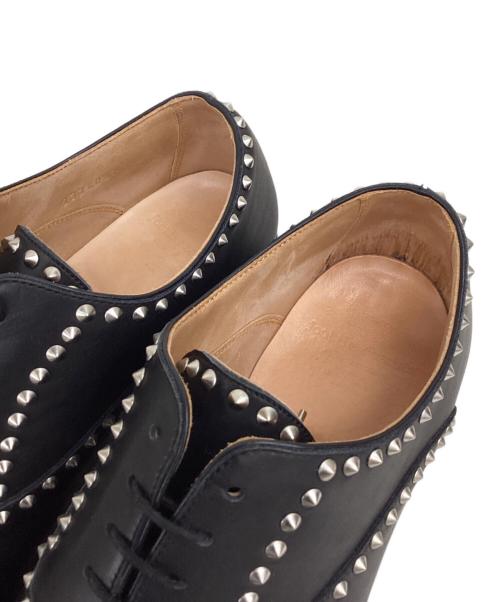 foot the coacher（フットザコーチャー）foot the coacher (フットザコーチャー) スタッズシューズ ブラック サイズ:8の古着・服飾アイテム