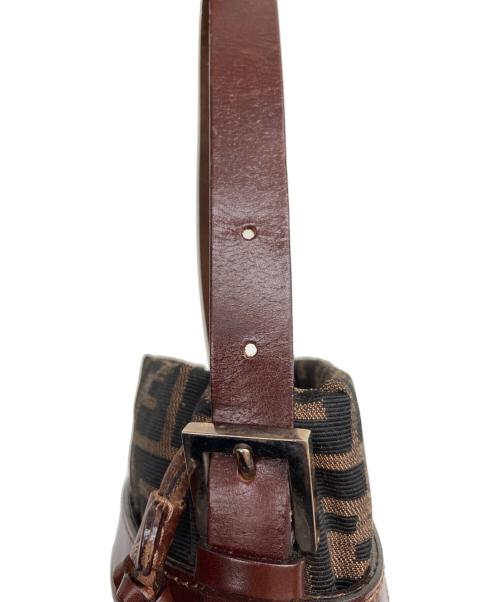 FENDI（フェンディ）FENDI (フェンディ) ズッカ柄バケットバッグ ブラウンの古着・服飾アイテム