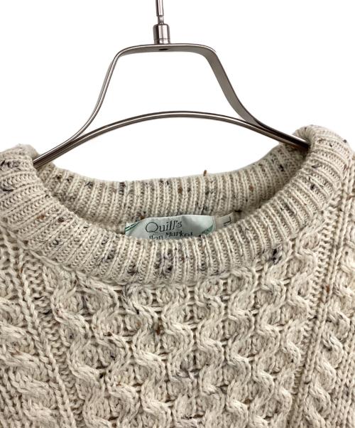 quill's ireland（クイルズ アイリッシュ ストア）quill's ireland (クイルズ アイリッシュ ストア) ニット ベージュ サイズ:XLの古着・服飾アイテム