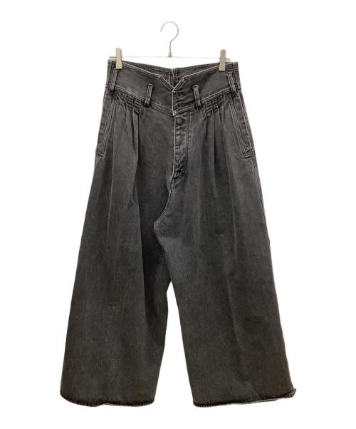 Essay（エッセイ）Essay (エッセイ) デニムパンツ ブラック サイズ:Mの古着・服飾アイテム