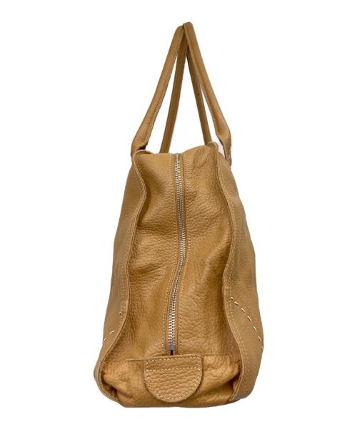 NAGATANI（ナガタニ）nagatani (ナガタニ) タッセルハンドバッグ ブラウンの古着・服飾アイテム