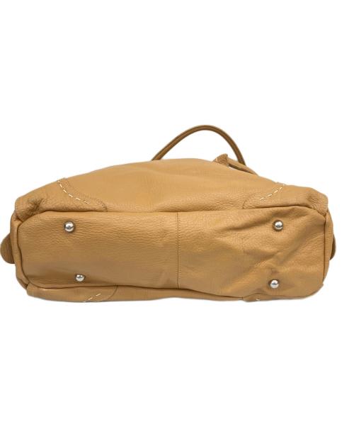 NAGATANI（ナガタニ）nagatani (ナガタニ) タッセルハンドバッグ ブラウンの古着・服飾アイテム