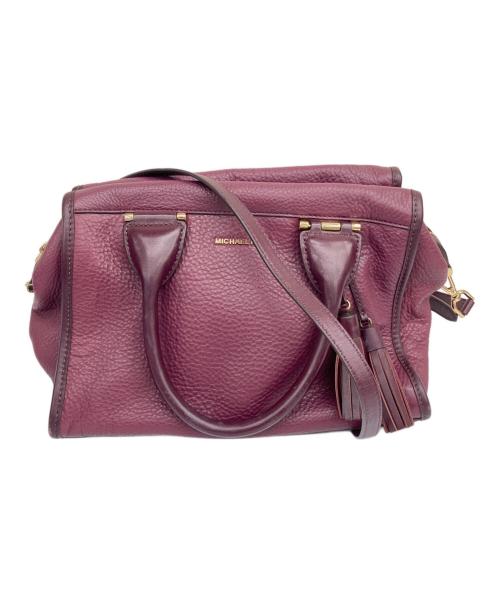 MICHAEL KORS（マイケル・コース）MICHAEL KORS (マイケルコース) 2WAYバッグ パープルの古着・服飾アイテム