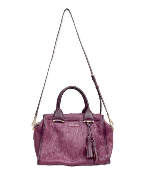 MICHAEL KORS（マイケル・コース）MICHAEL KORS (マイケルコース) 2WAYバッグ パープルの古着・服飾アイテム