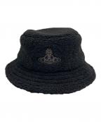 Vivienne Westwoodヴィヴィアンウエストウッド）の古着「ボアバケットハット」｜ブラック