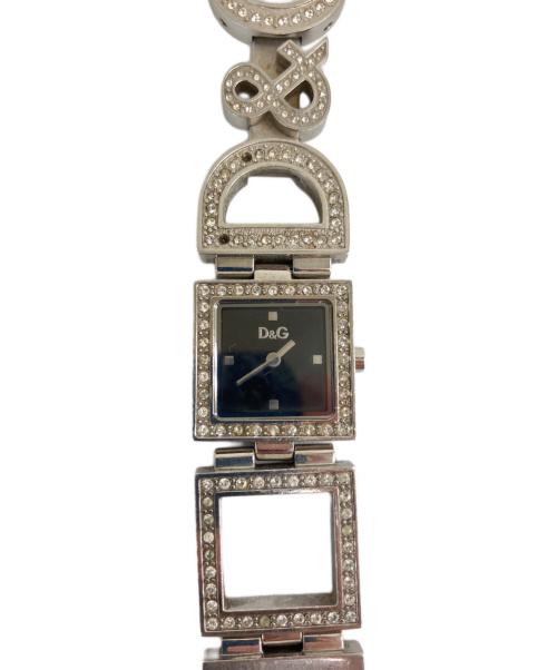 DOLCE & GABBANA（ドルチェ＆ガッバーナ）DOLCE & GABBANA (ドルチェ＆ガッバーナ) 腕時計 ブラックの古着・服飾アイテム