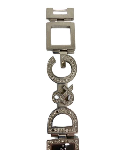 DOLCE & GABBANA（ドルチェ＆ガッバーナ）DOLCE & GABBANA (ドルチェ＆ガッバーナ) 腕時計 ブラックの古着・服飾アイテム