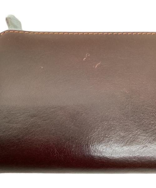 ZONALe（ゾナール）ZONALe (ゾナール) L字ラウンドファスナー財布 ブラウンの古着・服飾アイテム