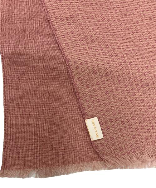 BVLGARI（ブルガリ）BVLGARI (ブルガリ) マフラー ピンクの古着・服飾アイテム