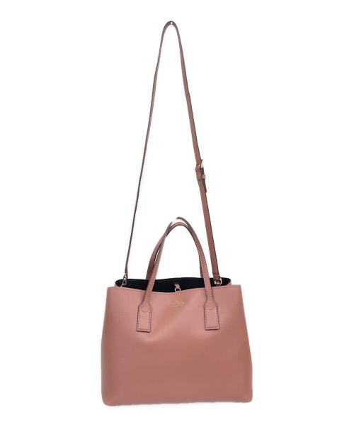 Kate Spade（ケイトスペード）Kate Spade (ケイトスペード) ポーチ付きハンドバッグ ピンクの古着・服飾アイテム