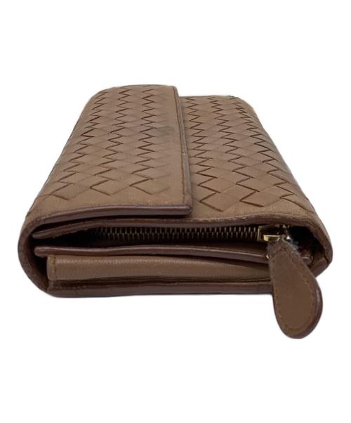 BOTTEGA VENETA（ボッテガベネタ）BOTTEGA VENETA (ボッテガベネタ) 長財布 ブラウンの古着・服飾アイテム