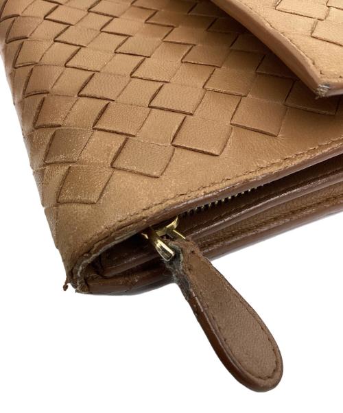 BOTTEGA VENETA（ボッテガベネタ）BOTTEGA VENETA (ボッテガベネタ) 長財布 ブラウンの古着・服飾アイテム