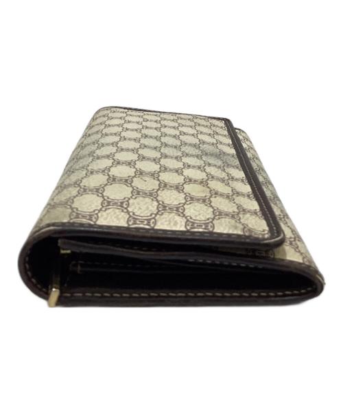 CELINE（セリーヌ）CELINE (セリーヌ) 長財布 ホワイト×ブラウンの古着・服飾アイテム