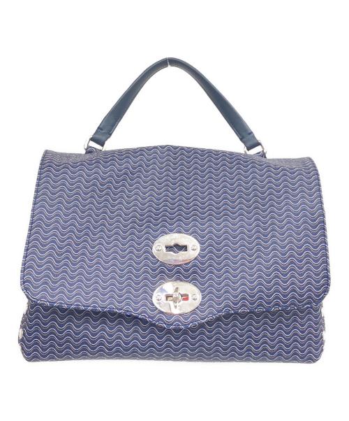 zanellato（ザネラート）zanellato (ザネラート) 2WAYショルダーバッグ ネイビーの古着・服飾アイテム