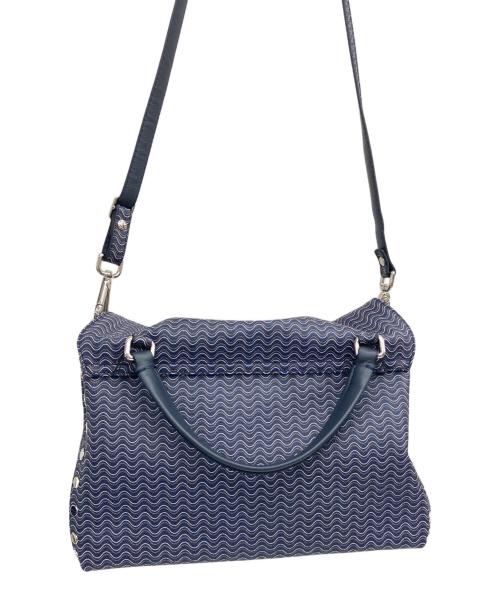 zanellato（ザネラート）zanellato (ザネラート) 2WAYショルダーバッグ ネイビーの古着・服飾アイテム