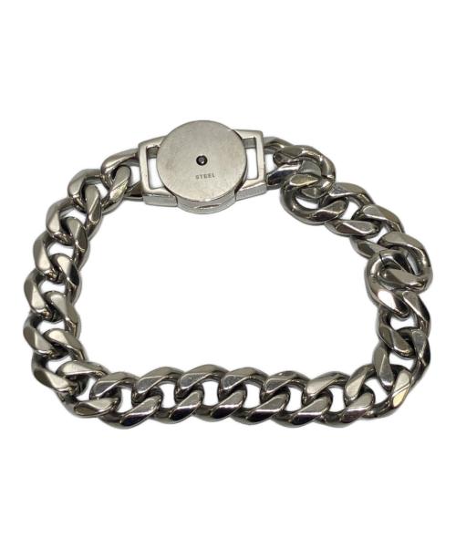 DIESEL（ディーゼル）DIESEL (ディーゼル) チェーンブレスレット シルバーの古着・服飾アイテム